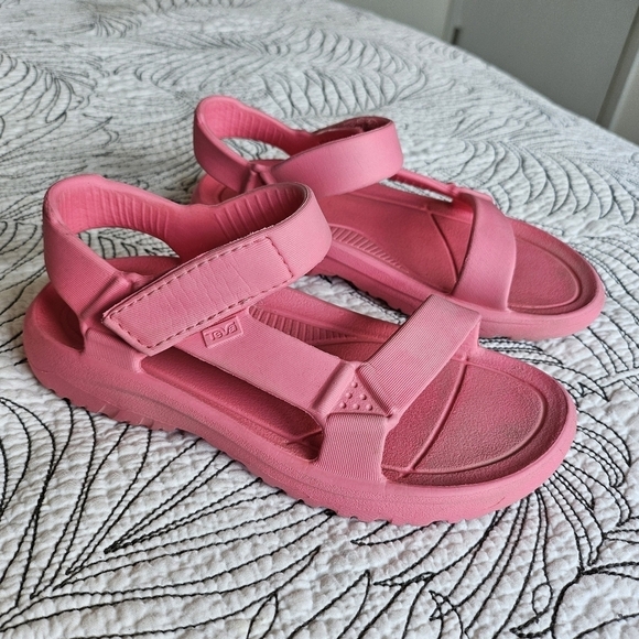 VGUC Teva Hurricane Drift Sandal Pink Big Kid 1 Waterproof adjustable - Picture 2 of 13